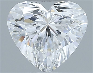 Picture of Natural Diamond 0.35 Carats, Heart with  Cut, E Color, VVS1 Clarity and Certified by GIA