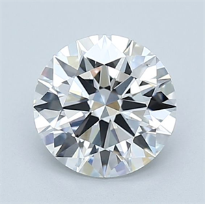 Picture of Lab Grown Diamond 1.54 Carats, Round with Ideal Cut, E Color, VS2 Clarity and Certified by IGI
