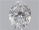 Natural Diamond 0.42 Carats, Oval with  Cut, D Color, VS1 Clarity and Certified by GIA