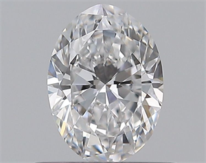 Picture of Natural Diamond 0.42 Carats, Oval with  Cut, D Color, VS1 Clarity and Certified by GIA