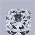 Natural Diamond 0.71 Carats, Radiant with  Cut, F Color, SI2 Clarity and Certified by GIA