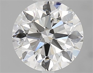 Picture of Natural Diamond 1.56 Carats, Round with Excellent Cut, I Color, VVS1 Clarity and Certified by GIA