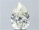 Natural Diamond 4.01 Carats, Pear with  Cut, I Color, IF Clarity and Certified by IGI