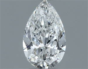 Foto Diamante Natural 0.31 quilates, De pera , Color E, claridad VVS1 y certificado GIA de