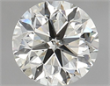 Diamante Natural 1.00 quilates, Redondo , Color K, claridad SI1 y certificado GIA