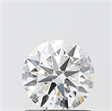 Lab Grown Diamond 1.01 Carats, Round with Excellent Cut, D Color, VS2 Clarity and Certified by IGI