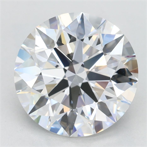 Picture of Lab Grown Diamond 3.16 Carats, Round with Excellent Cut, D Color, VVS1 Clarity and Certified by GIA