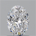 Diamante Natural 0.80 quilates, Ovalado , Color D, claridad SI1 y certificado GIA