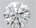 Natural Diamond 1.65 Carats, Round with Excellent Cut, D Color, VVS1 Clarity and Certified by GIA