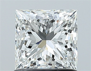 Foto Diamante Natural 1.03 quilates, Princesa , Color I, claridad VS1 y certificado GIA de