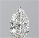 Natural Diamond 0.90 Carats, Pear with  Cut, H Color, VS2 Clarity and Certified by GIA