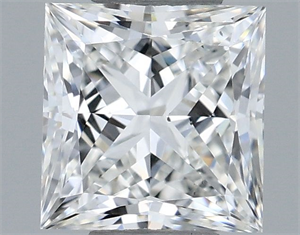 Foto Diamante Natural 0.50 quilates, Princesa , Color G, claridad SI1 y certificado GIA de