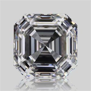 Picture of Natural Diamond 1.05 Carats, Asscher with  Cut, E Color, VVS1 Clarity and Certified by GIA