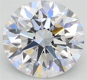 Picture of Lab Grown Diamond 1.55 Carats, Round with Excellent Cut, D Color, VS1 Clarity and Certified by GIA