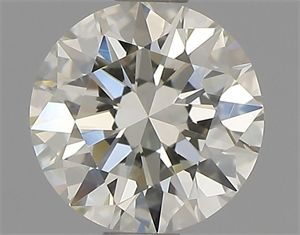 Picture of Natural Diamond 0.70 Carats, Round with Excellent Cut, L Color, VS2 Clarity and Certified by GIA