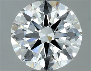 Picture of Natural Diamond 1.50 Carats, Round with Excellent Cut, H Color, VS1 Clarity and Certified by GIA