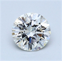 Natural Diamond 1.06 Carats, Round with Excellent Cut, I Color, VS1 Clarity and Certified by GIA
