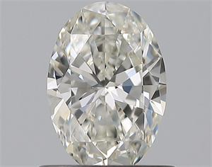 Foto Diamante Natural 0.59 quilates, Ovalado , Color I, claridad VVS2 y certificado GIA de