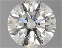 Natural Diamond 0.80 Carats, Round with Excellent Cut, J Color, SI2 Clarity and Certified by IGI