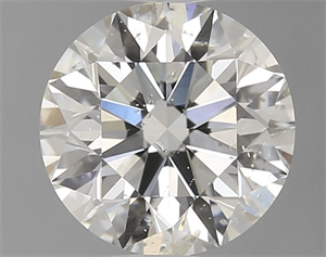 Picture of Natural Diamond 0.80 Carats, Round with Excellent Cut, J Color, SI2 Clarity and Certified by IGI