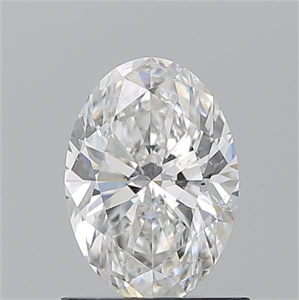 Picture of Natural Diamond 1.01 Carats, Oval with  Cut, G Color, SI2 Clarity and Certified by GIA