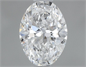 Natural Diamond 0.58 Carats, Oval with  Cut, D Color, VS1 Clarity and Certified by GIA