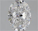 Natural Diamond 1.20 Carats, Oval with  Cut, E Color, VS2 Clarity and Certified by GIA