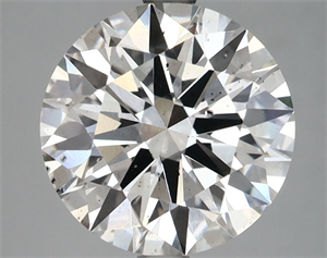 Picture of Lab Grown Diamond 3.75 Carats, Round with Ideal Cut, G Color, SI1 Clarity and Certified by IGI