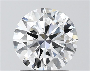 Picture of Lab Grown Diamond 1.50 Carats, Round with Excellent Cut, E Color, VS1 Clarity and Certified by IGI