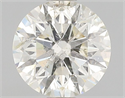 Natural Diamond 1.05 Carats, Round with Excellent Cut, L Color, I1 Clarity and Certified by GIA