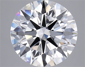 Picture of Lab Grown Diamond 5.02 Carats, Round with Ideal Cut, E Color, VVS1 Clarity and Certified by IGI