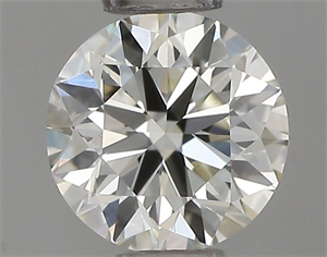 Picture of Natural Diamond 0.42 Carats, Round with Very Good Cut, K Color, VVS1 Clarity and Certified by IGI