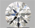 Natural Diamond 1.21 Carats, Round with Excellent Cut, L Color, VVS1 Clarity and Certified by GIA