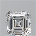 Natural Diamond 0.80 Carats, Asscher with  Cut, F Color, VS1 Clarity and Certified by GIA