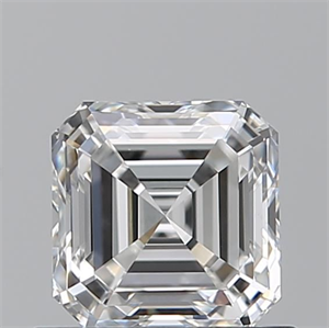 Picture of Natural Diamond 0.80 Carats, Asscher with  Cut, F Color, VS1 Clarity and Certified by GIA