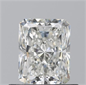 Natural Diamond 0.70 Carats, Radiant with  Cut, H Color, VVS1 Clarity and Certified by GIA