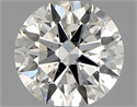 Natural Diamond 0.70 Carats, Round with Very Good Cut, H Color, SI2 Clarity and Certified by GIA