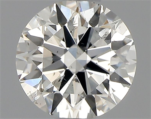Picture of Natural Diamond 0.70 Carats, Round with Very Good Cut, H Color, SI2 Clarity and Certified by GIA
