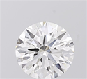 Lab Grown Diamond 2.02 Carats, Round with Ideal Cut, D Color, VVS2 Clarity and Certified by IGI