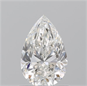 Natural Diamond 0.91 Carats, Pear with  Cut, H Color, SI2 Clarity and Certified by GIA