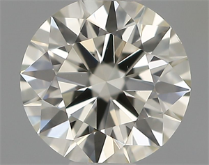 Picture of Natural Diamond 0.41 Carats, Round with Excellent Cut, J Color, VS1 Clarity and Certified by IGI