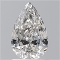 Diamante Natural 0.96 quilates, De pera , Color F, claridad SI1 y certificado GIA