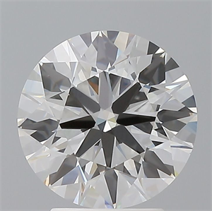 Picture of Lab Grown Diamond 3.00 Carats, Round with Ideal Cut, E Color, VVS2 Clarity and Certified by IGI