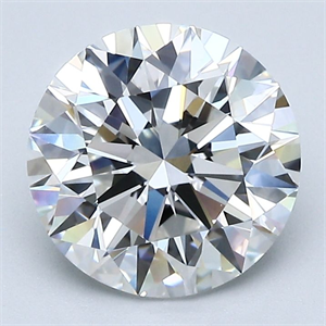 Picture of Natural Diamond 2.74 Carats, Round with Excellent Cut, F Color, VVS1 Clarity and Certified by GIA