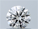 Diamante Natural 0.50 quilates, Redondo , Color H, claridad VS1 y certificado GIA