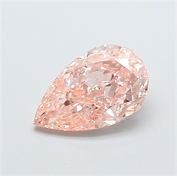 Picture of Lab Grown Diamond 1.84 Carats, Pear with  Cut, Fancy Intense Pink Color, VS1 Clarity and Certified by IGI
