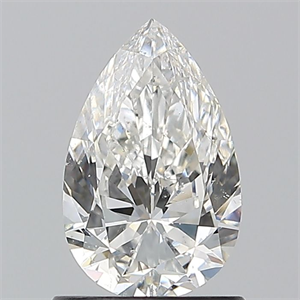 Picture of Natural Diamond 1.01 Carats, Pear with  Cut, G Color, SI2 Clarity and Certified by GIA