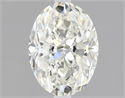 Natural Diamond 1.30 Carats, Oval with  Cut, G Color, VVS2 Clarity and Certified by IGI
