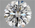 Diamante Natural 2.86 quilates, Redondo , Color D, claridad FL y certificado GIA