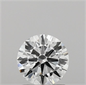 Lab Grown Diamond 1.03 Carats, Round with Ideal Cut, E Color, IF Clarity and Certified by IGI
